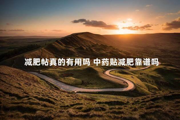 减肥帖真的有用吗 中药贴减肥靠谱吗